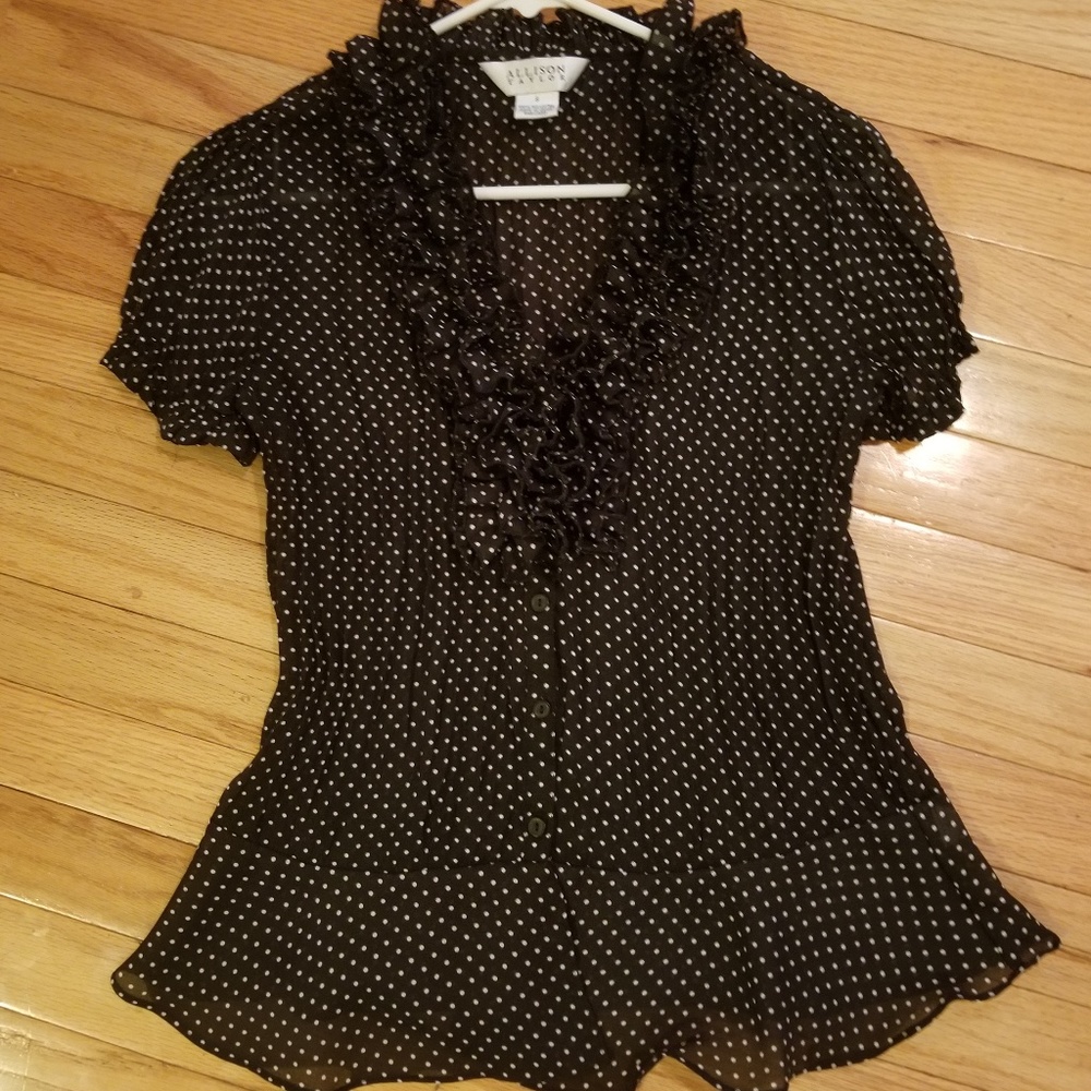 Polka dot blouse